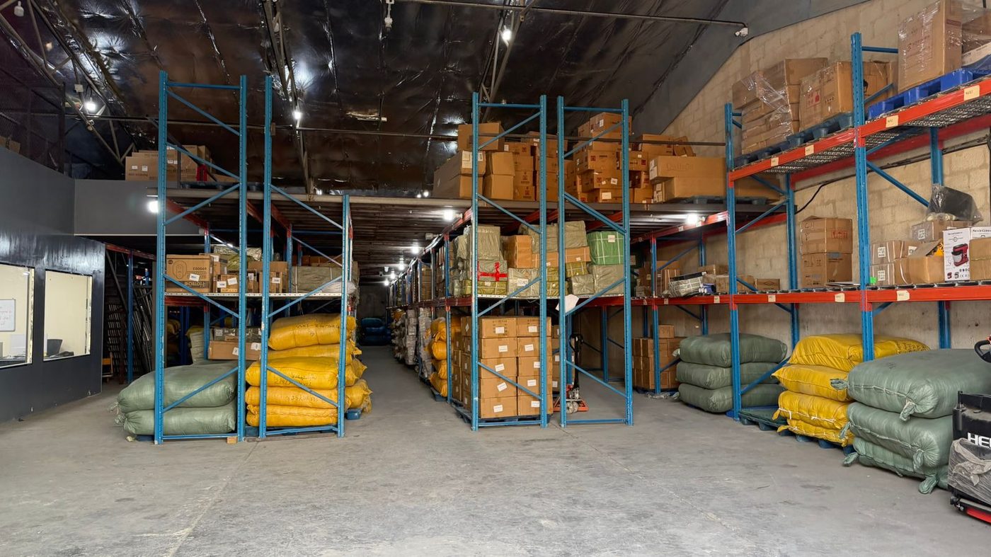 OTTAL Dubai warehouse interior with stocked racking