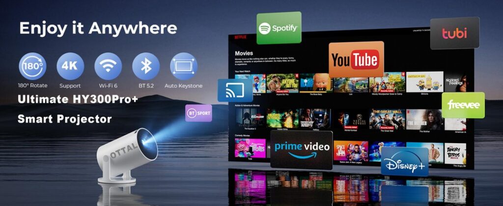 OTTAL Smart Projector Pro+ detail 1